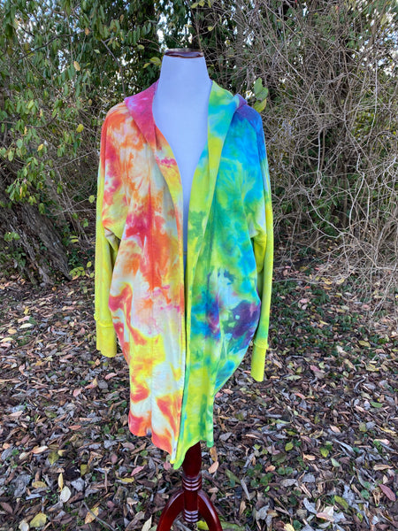 Hooded Sweatshirt Cardigan - Sizes S - 2X