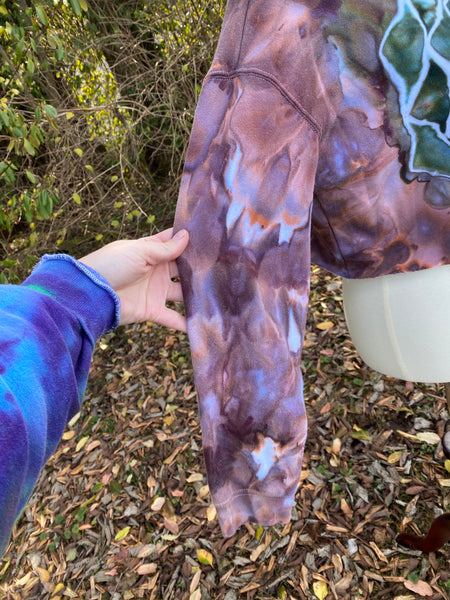 Mandala Crop Sweatshirt - Sizes S-2X