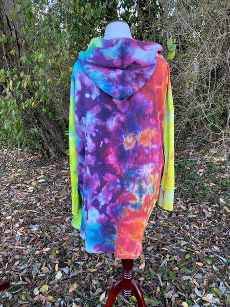 Hooded Sweatshirt Cardigan - Sizes S - 2X