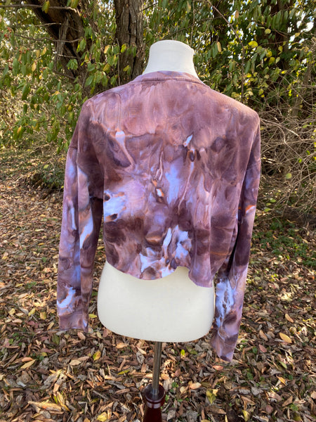 Mandala Crop Sweatshirt - Sizes S-2X