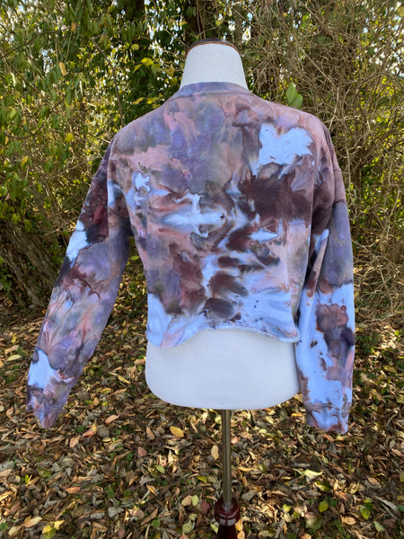 Mandala Crop Sweatshirt - Sizes S-2X