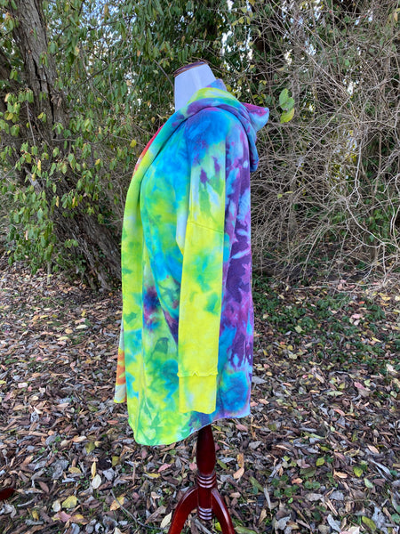 Hooded Sweatshirt Cardigan - Sizes S - 2X